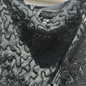 Vintage Tahari Beaded Evening Dress